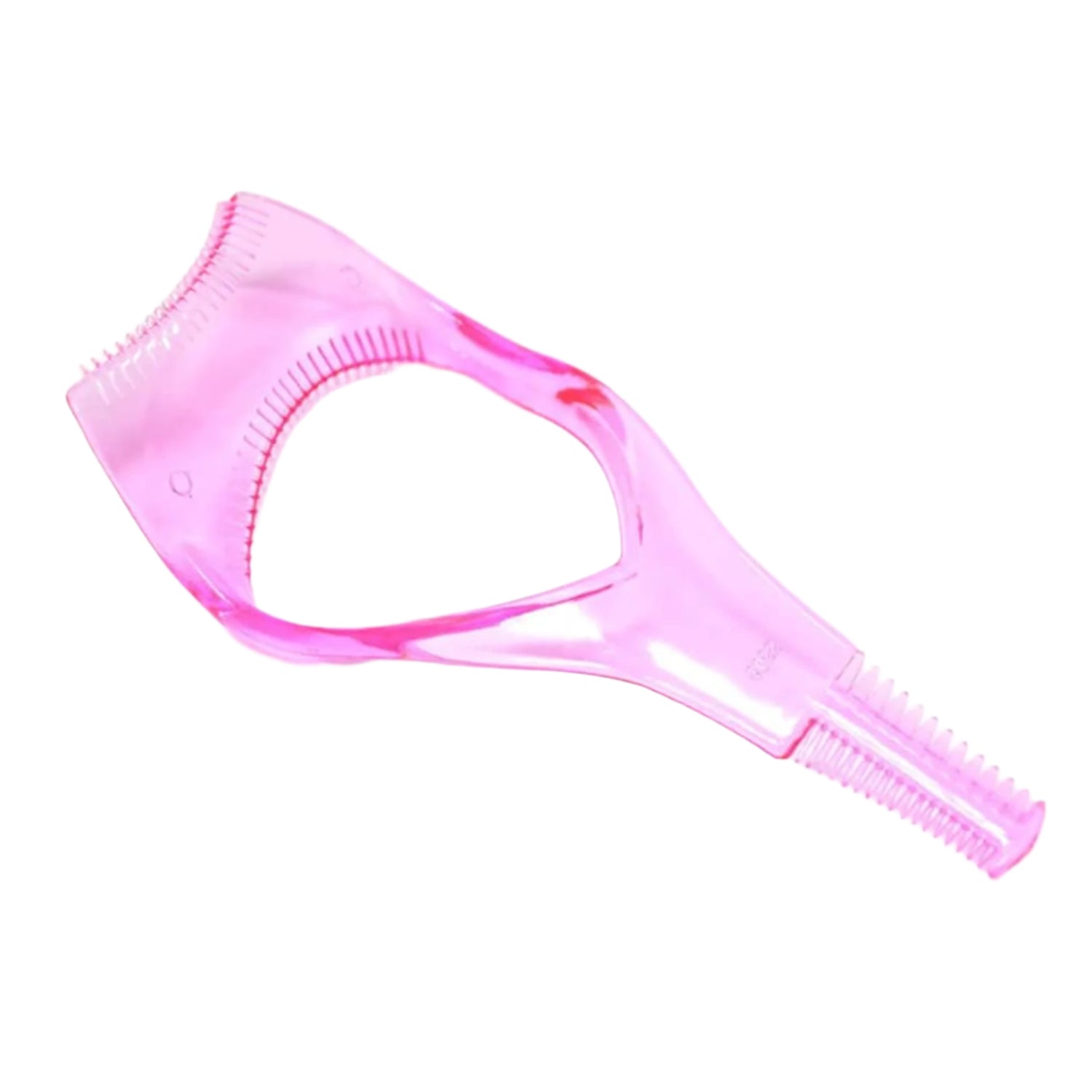 3-in-1 Plastic Eyelash Tool: Mascara Guide, Brush & Curler (1 Pc) 3-in-1 Plastic Eyelash Tool: Mascara Guide, Brush & Curler (1 Pc)